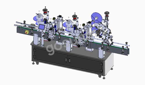 三标头圆瓶贴标机（含CCD）