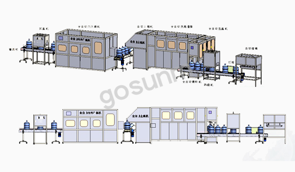 5加仑桶装水灌装線(xiàn)